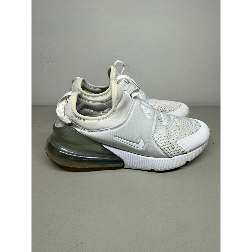 Nike Air Max 270 Extreme GS White Metallic Silver CI1108-100 Size 5.5Y